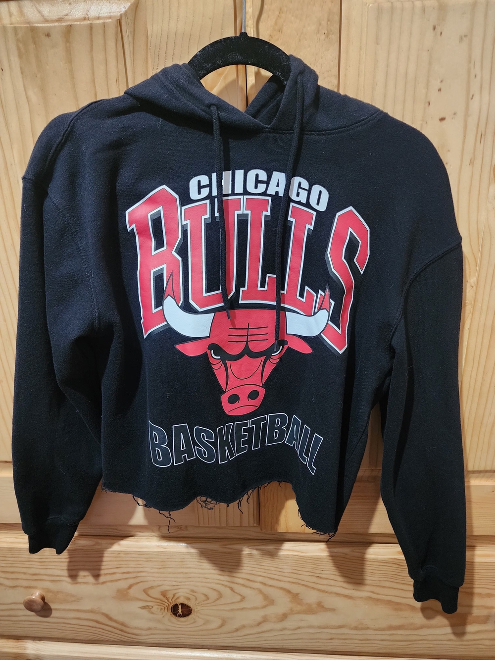 Hybrid Apparel Black Hoodie with Red Graphic